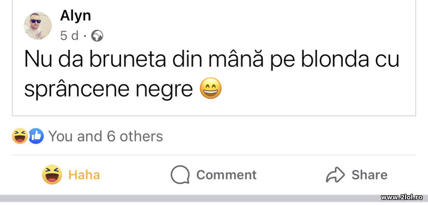 Nu da bruneta din mana pe blonda cu sprancenele | poze haioase