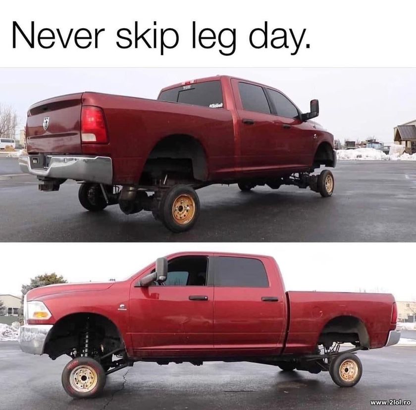 Never skip leg day | poze haioase