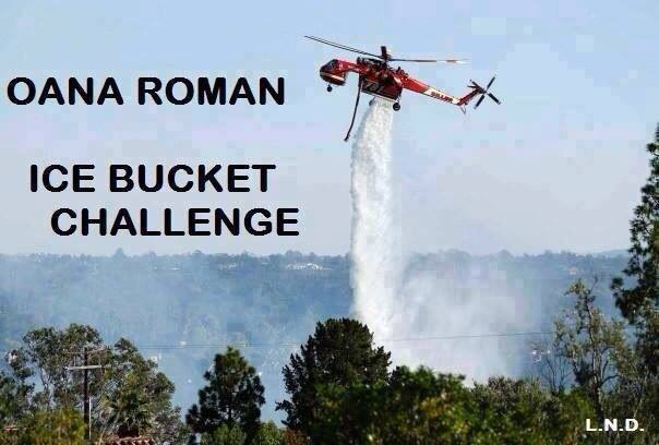Oana Roman ice bucket challenge poze haioase