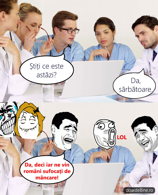 Doctorii din România, de sărbători poze haioase