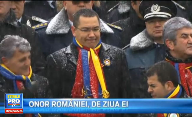 Lui Ponta nu prea-i place zăpada poze haioase