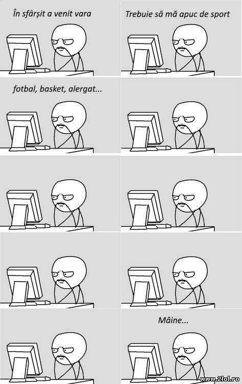 A venit vara, trebuie să mă apuc de sport poze haioase