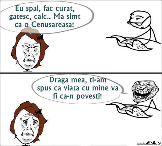 Ce înseamnă să trăiești o viață ca-n povești poze haioase