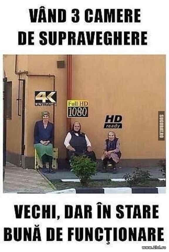 Vand 3 camere de supraveghere poze haioase