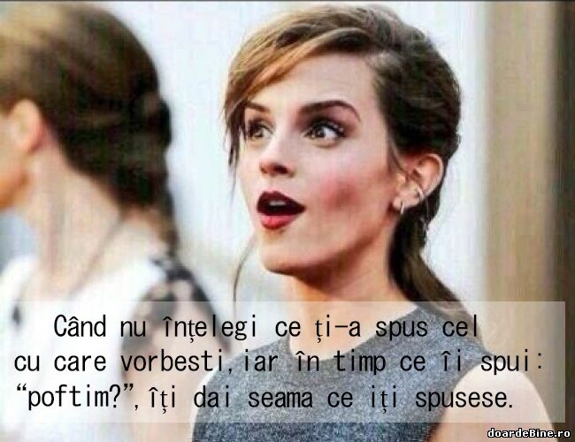 Când îți dai seama în timp ce spui poftim poze haioase
