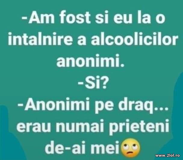 Am fost si eu la intalnirea alcoolicolor poze haioase