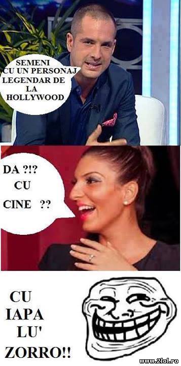 Tonciu seamănă cu un personaj de la Hollywood poze haioase