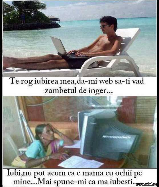 Da-mi web sa îți văd zâmbetul de înger poze haioase