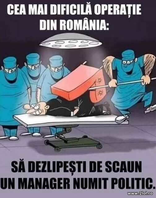 Cea mai dificila operatie din Romania poze haioase