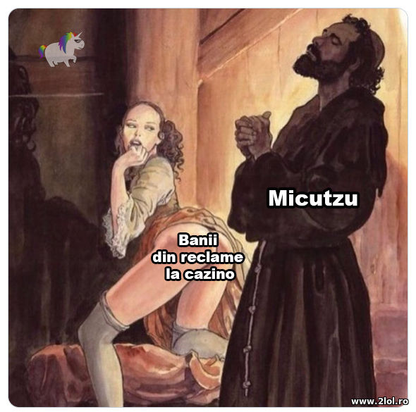 Micutu si tentatia de la banii din reclame cazino poze haioase