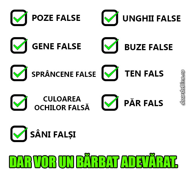 Culmea falselor poze haioase