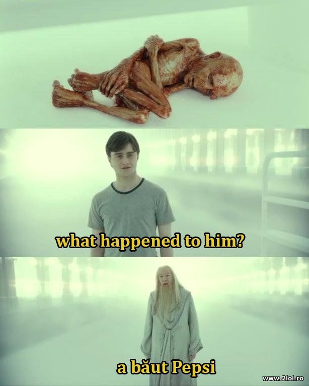 Ce a patit? A baut Pepsi - Calin Georgescu poze haioase