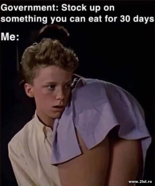 Stock up on something poze haioase