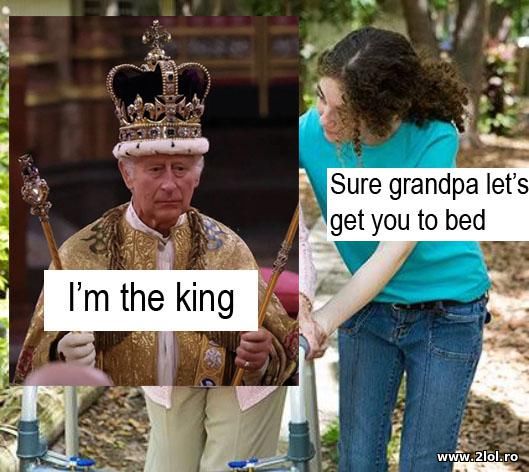 I’m the King - Charles poze haioase