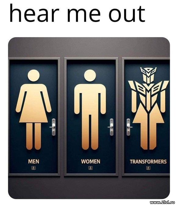 Men, women and transformers poze haioase