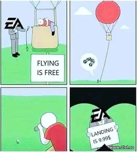 Flying is free poze haioase