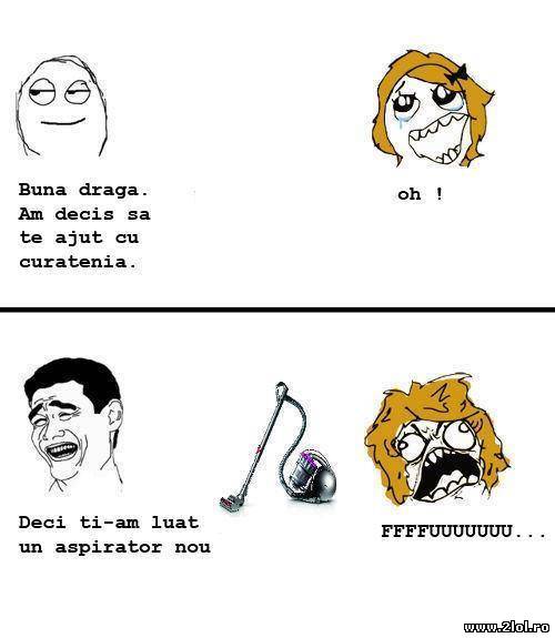 Sunt bărbaţi care ajută femeile la curăţenie poze haioase