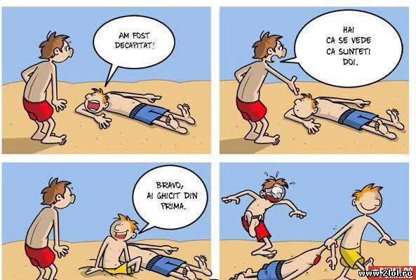 Se vede că sunt doi poze haioase