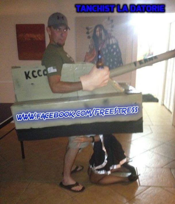 U.S ARMY - Tanchist la datorie poze haioase