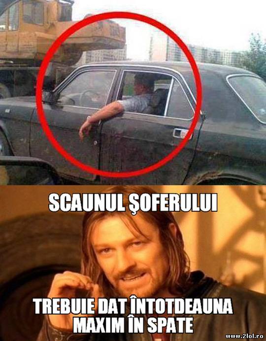 Scaunul şoferului poze haioase