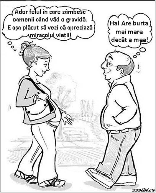 Felul în care zâmbesc oamenii când văd o gravidă poze haioase