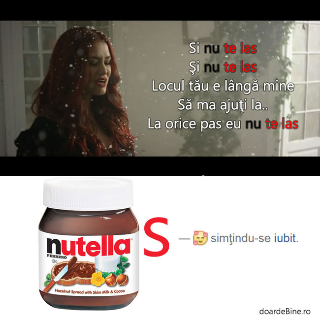 Şi lui Feli îi place Nutella poze haioase
