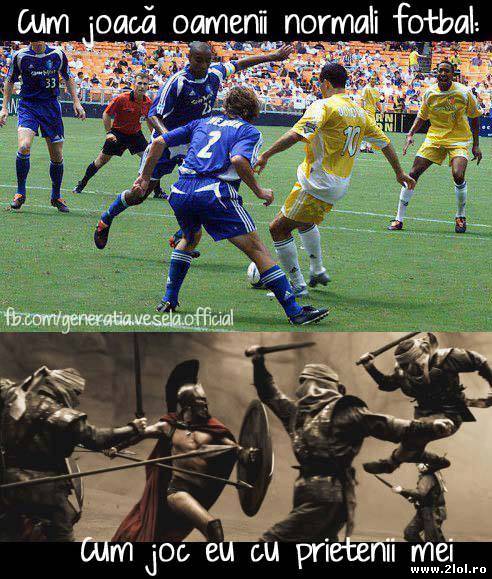 Cele două tipuri de fotbal poze haioase