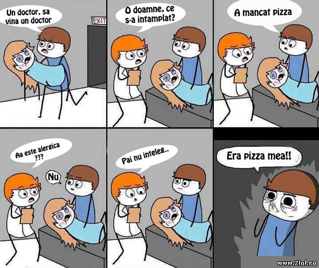 Ce se întâmplă când mănânci pizza nepotrivita poze haioase