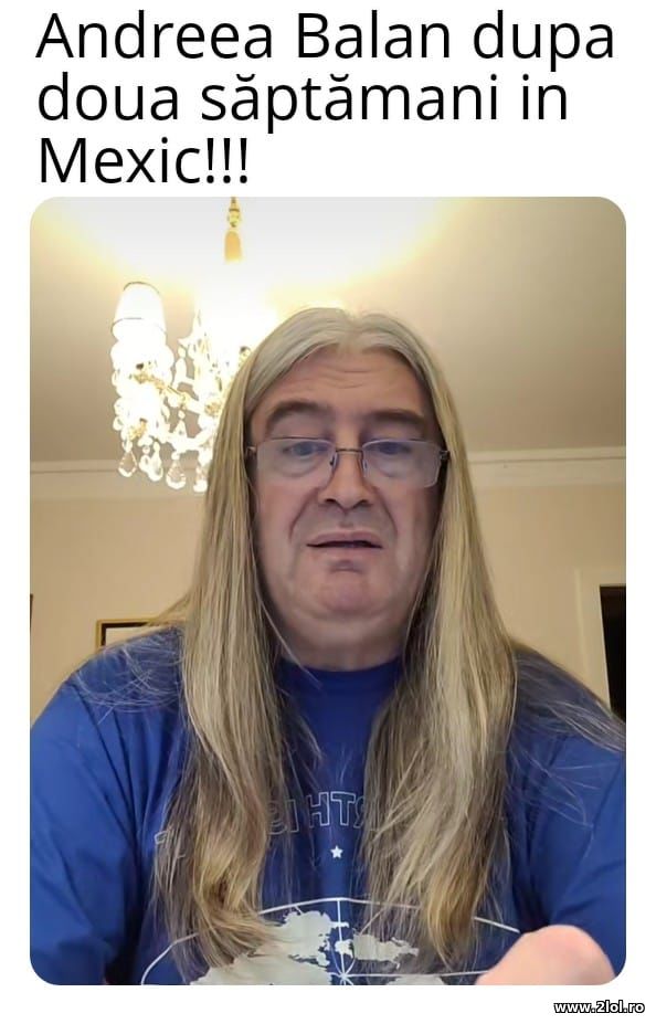 Andreea Balan dupa 2 saptamani in Mexic poze haioase