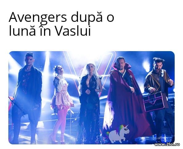 Avengers dupa o luna in Vaslui poze haioase