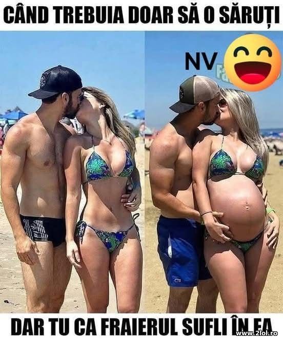 Cand trebuia doar sa o saruti poze haioase