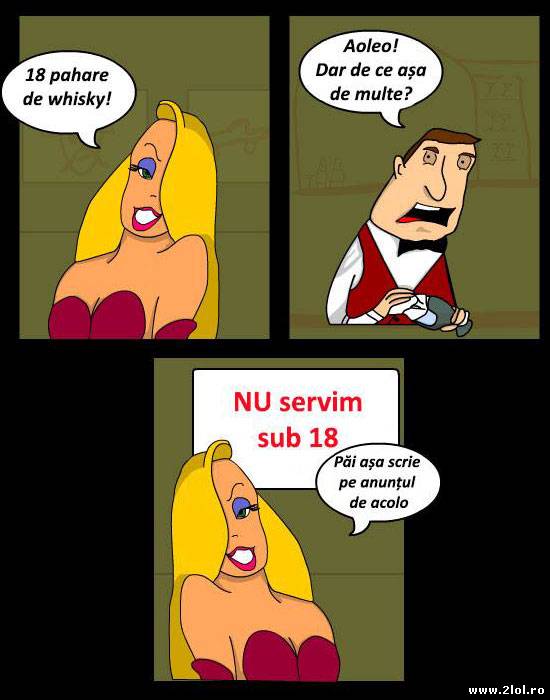 O blondă: 18 Pahare de whisky poze haioase