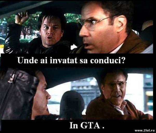 Unde ai învăţat să conduci? poze haioase