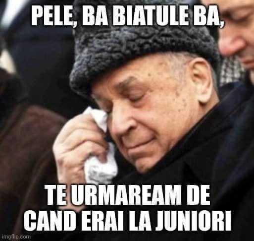 Nea Nelu il urmarea pe Pele de la juniori poze haioase