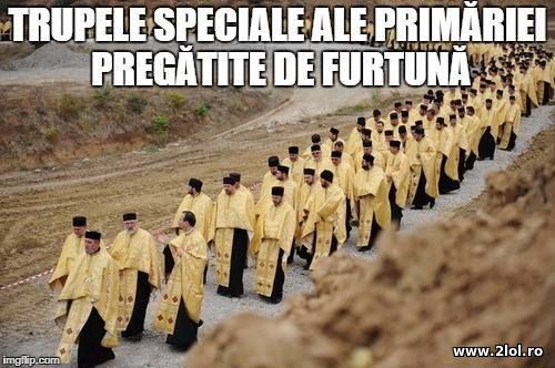 Trupele speciale ale primariei dupa furtuna poze haioase