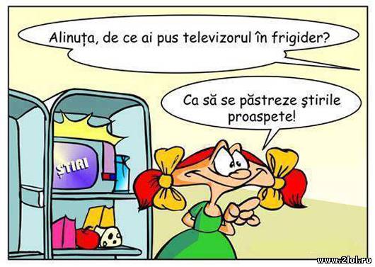 Alinuţei îi plac ştirile proaspete poze haioase