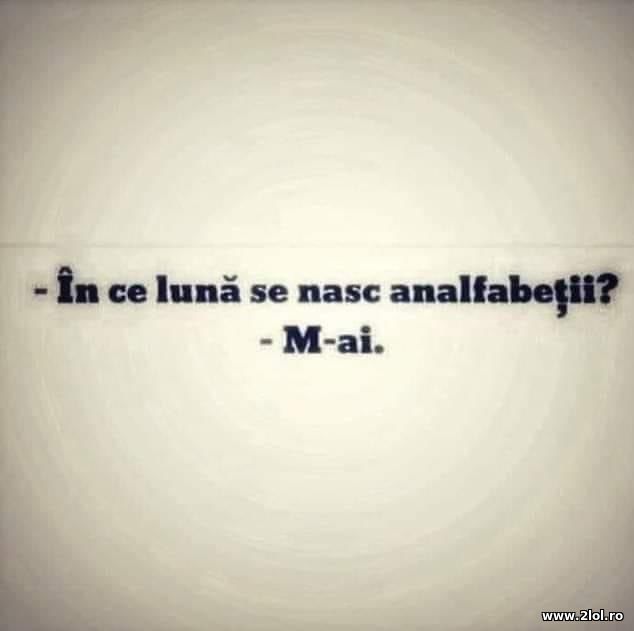 In ce luna se nasc analfabetii? poze haioase