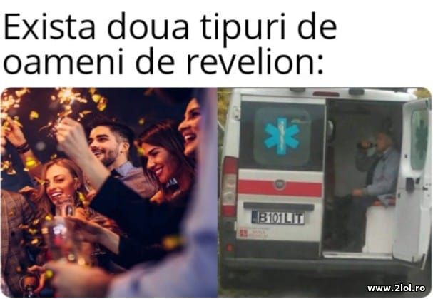 Doua tipuri de oameni de revelion poze haioase