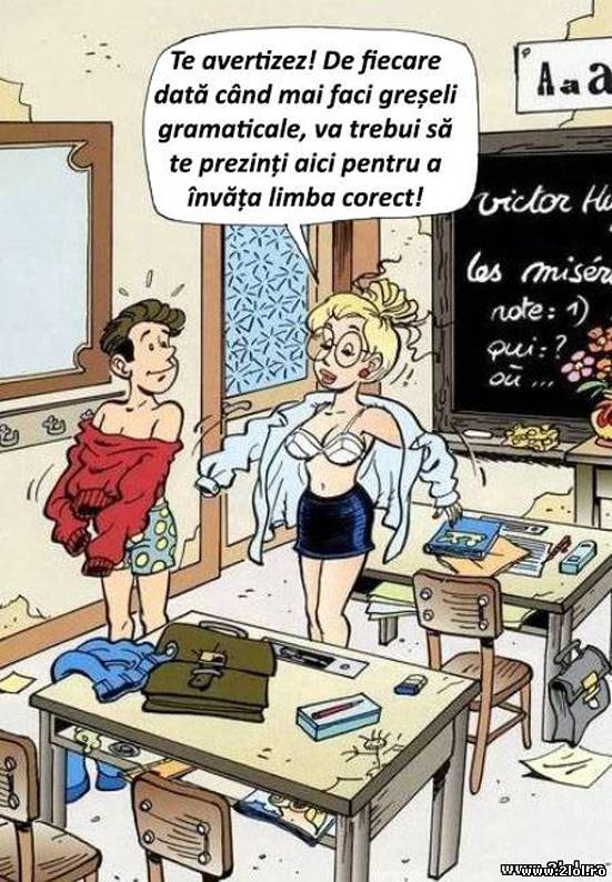 Să tot fi pedepsit de o asemenea profesoară poze haioase