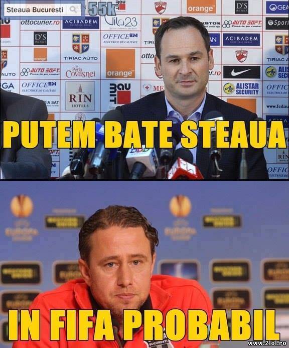 Putem bate Steaua poze haioase