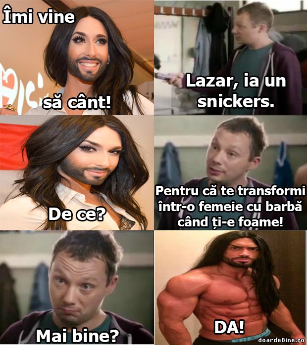 Lazar Angelov se transformă când îi este foame poze haioase