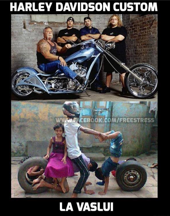 Harley Davidson de Vaslui poze haioase