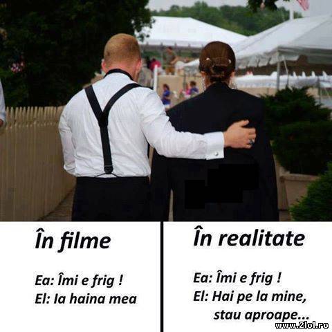 Faza cu îmi este frig, în filme şi în realitate poze haioase