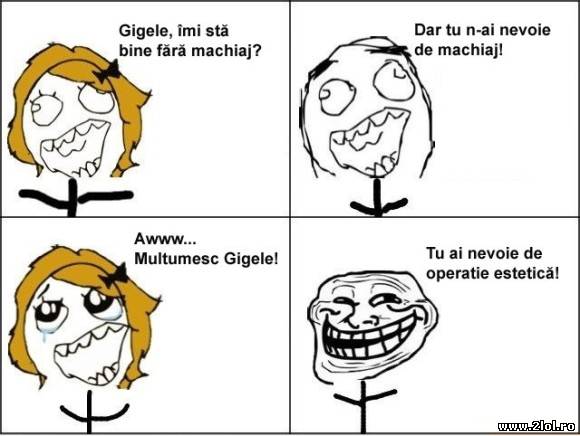 Ea nu are nevoie de machiaj poze haioase