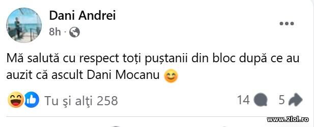 Dupa melodia lui Dani Mocanu pentru Nicusor poze haioase