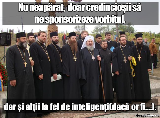 Nu neapărat, doar credincioșii să ne sponsorizeze poze haioase