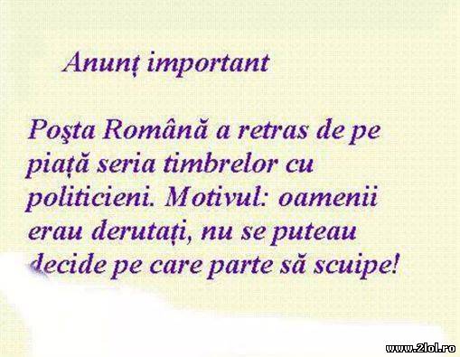 Timbrele cu politicieni poze haioase