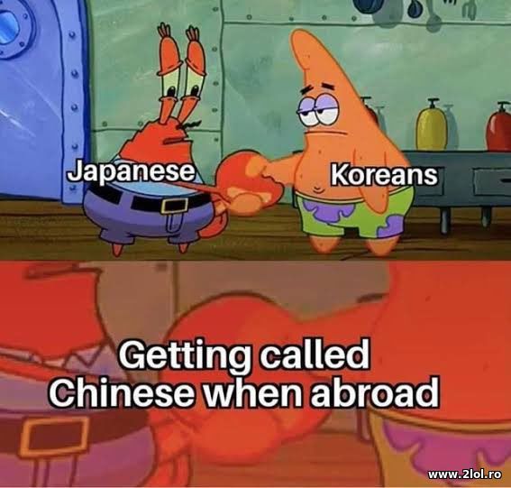 Japanese and Koreans called Chinese abroad poze haioase