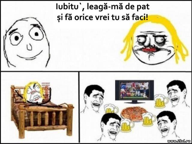 Când iubita îţi spune - Iubitu, leagă-mă de pat şi poze haioase