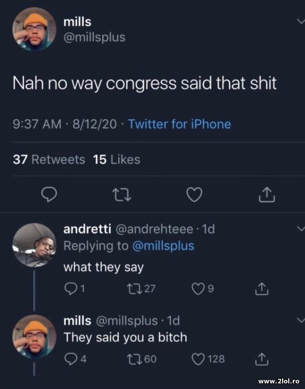 Nah no way congress said that shit poze haioase